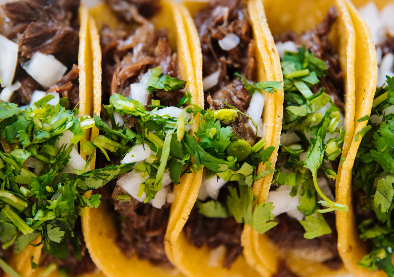 Sfeerbeeld: taco's met verse kruiden